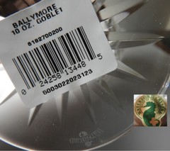 Waterford Crystal BALLYMORE 7 1/2″ Goblet(s), IRELAND, New with Tags