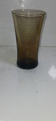 Anchor Hocking Linden Mocha smoky brown glass tumbler