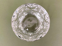 Edinburgh Kelso Criss Cross Fan Cut Crystal Old Fashioned Tumbler Glass 3 1/4»