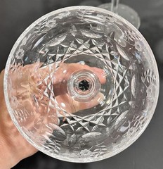 VTG Rogaska Galliano Crystal 7 1/8″ Champagne Tall Sherbet Glass Hand Blow 5 Pcs