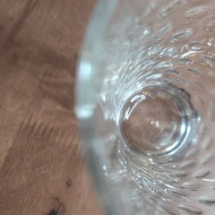 Libbey AWA Polka Dot Pattern Tumbler Drinking Glass 16oz Replacement – Used
