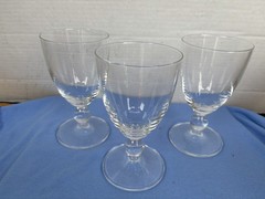 WEDGWOOD — SARAH’S GARDEN — 10-OUNCE GOBLETS (3)