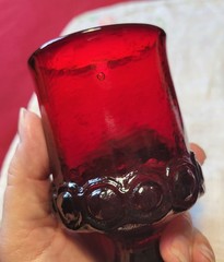 4 TIFFIN / FRANCISCAN *MADEIRA RUBY RANCHO* 4 7/8″ JUICE + WINE Glasses 1973-74