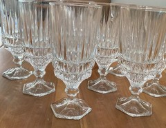 Set Of 8 Stunning Vintage Fostoria Heritage Iced Tea Glasses Perfect Condition