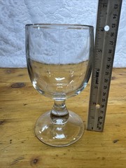 Vintage 10 oz Heavy Beer goblet/short-stemmed chalices