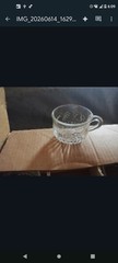 Jeannette 26pc Glass Punch Bowl Set 2 1/2 qt, 12 Cups & 12 Hooks Clear