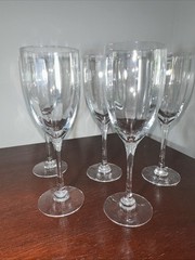 Vintage Orrefors Sweden Optica Crystal Wine Glass Clear Champagne 7.25” 1 Pc