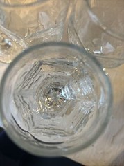 5 Libbey Chivalry Clear Whiskey Sour Glasses Set Textured Rock Sharpe Stemware
