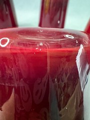 Scarlet Ruby and Dark Red Mouth Blown Glasses from China – Set of 6