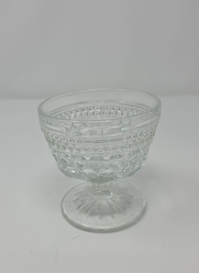 Wexford Anchor Hocking Pressed Glass Tall Sherbet