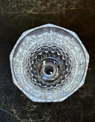 Vintage GORGEOUS lead CRYSTAL D’Arques-Durand Longchamp Lead Wine Glass 7.25”H