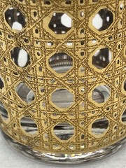 Vintage MCM “CANNELA” 22k Gold Highball Glasses (set Of 14)