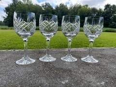 Noble Excellence Poland Duke Crystal Wine Glasses Set of Four (4)