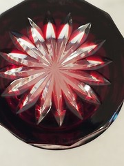 Waterford SNOWFLAKE Snow Crystals RUBY Red Whiskey DOF Double Old Fashioned