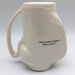 Vintage LBGA Laid Back Golfer’s Association Golf Mug Ceramic Joke Novelty Cup