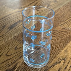 Vintage Corelle Drinking Glasses Subtle Blue Set of 3