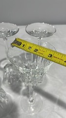 Mikasa Crystal Interlude Park Avenue 8″ Wine Glasses Goblets Set Of 5
