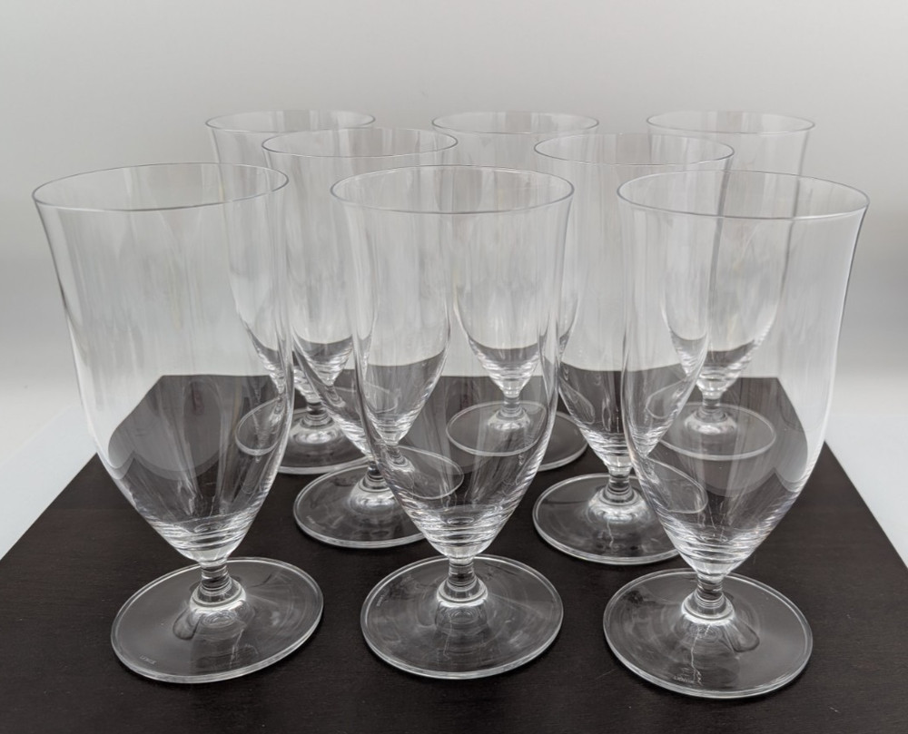 Lenox Crystal Tuscany Classics 7 1/8″ Iced Tea Goblets Glasses Set of 8