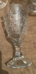 Lot of 4 Princess House Fantasia Water Goblets Fine Crystal Replacement
