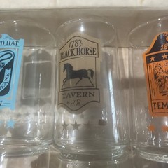 Festive Glasses By Anchor Hocking Vintage Rare