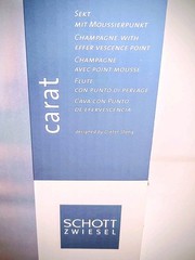 SCHOTT ZWIESEL CARAT~ONE CHAMPAGNE FLUTE N.W.T. QUANTITIES