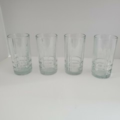 6 Elegant D’arques crystal ‘Arizona – parallels’ tumbler glasses. FREE SHIPPING