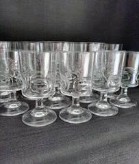 Vintage Cristal DArques Versailles Wine Water Glasses Goblets 18 Piece Set