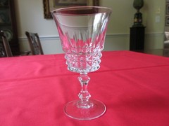 Set 4 Cristal D’Arques France TUILLERIES VILLANDRY Crystal Wine Glasses 5 1/4″ B