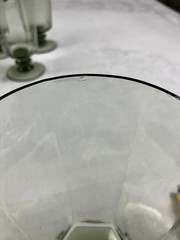 Antique Pale Green by Lenox – Eight Pieces of Vintage Crystal