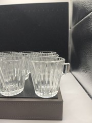 Ridgeleigh Punch Cups Heisey Glass 1934 USA Set Of 12, 2.5″ H&W