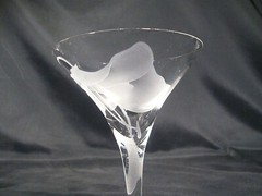 Dorothy Thorpe Floral Liqour Cocktail/Martini Glasses Set of 5