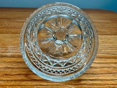 Set of 4 Vintage Pressed Glass Wexford Pattern Champagne coupe/ Sherbet by Anch