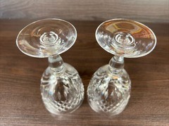 Beautiful Pair Royal Brierley Coventry Crystal Water Goblets