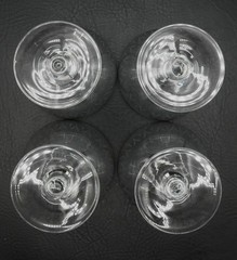 Rare Monarch by Poschinger Water Goblet Stemware Set of 4 Pattern Code: PCHMON