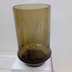 Vtg Libbey Tawny Impromptu Glass Tumblers Set of 5 5″ Smoke Brown Glasses