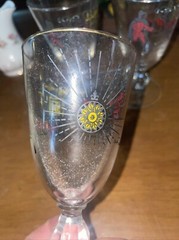 Libbey Treasure Island Cordial Glasses 4 3/4» Vintage Gold Rim Set of 3