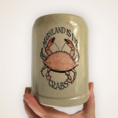 Vintage, Maryland is for Crabs, Stoneware Mug, 0.5 L
