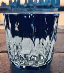 RARE CLASSIC PASABAHCE TURKEY TOPAZ Crystal Clear Old Fashioned GrannyCore Glass