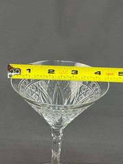 Rare Baccarat Crystal ETAMPES 6 1/4″ Champagne Tall Sherbet Glass: Rough Spot