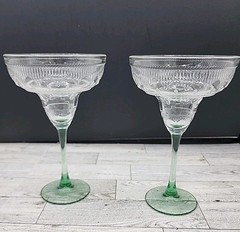 Vintage «Sombrero» by Cristal D’Arques-Durand Margarita Glasses Set of 2