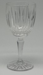 4 Mikasa Old Dublin Heavy Crystal Glasses Blown Water / Wine Goblets 6.5”