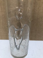 Vintage Libby La Femme 3-D Nude Dancing Woman Highball Tumbler Glass 1960s