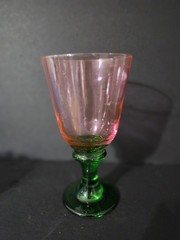 Beautiful Watermelon Water Goblet 6.75″