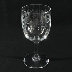 Baccarat Sevigne Crystal Wine Glass 15.5cm 6.1 in Cut Glass France Single
