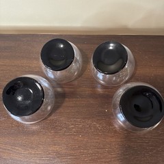 Morgantown Glass ODDBALL Hospitality Bowl, Pitcher, 4 Cocktail Glasses Slant MCM