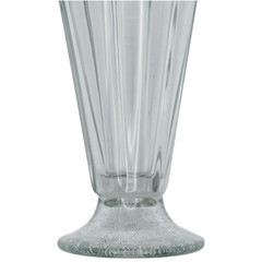 Libbey #5310 Soda/Ice Cream Float Glass 7″ — Textured Foot Base Variant Set of 2