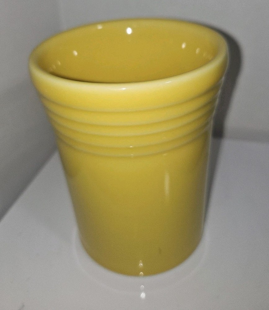 Fiesta Homer Laughlin Water / Juice Tumbler Cup Glass Sea Sunflower Fiestaware
