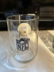 Assorted Vintage NFL Green Bay Packer Drink Glasses Beer Tumbler Lot of 3