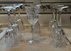 Tulip Garden Lead Chrystal Bar Ware by Blcok