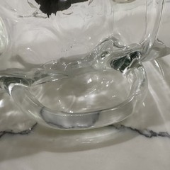 Clear Glass Beer Mug Stein w/ Handle, 0.5 L München (Munich) Decorative